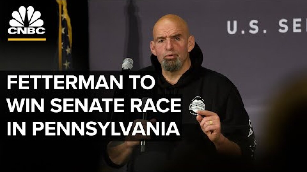 Democratic Lt. Gov. Fetterman speaks after projected win in Pennsylvania Senate race — 11/9/22